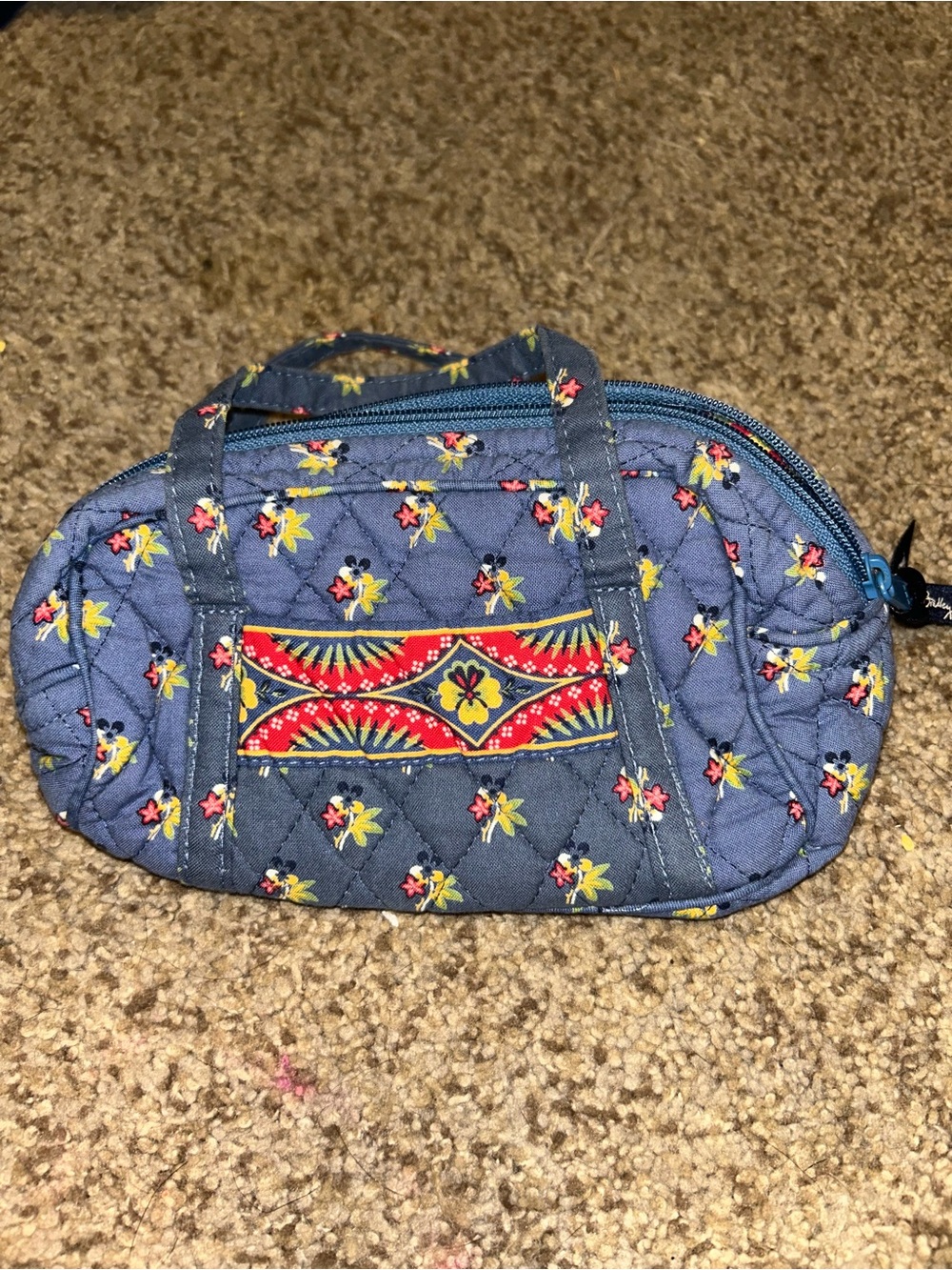 Vintage Vera Bradley Teeny Mini Duffle in Emily